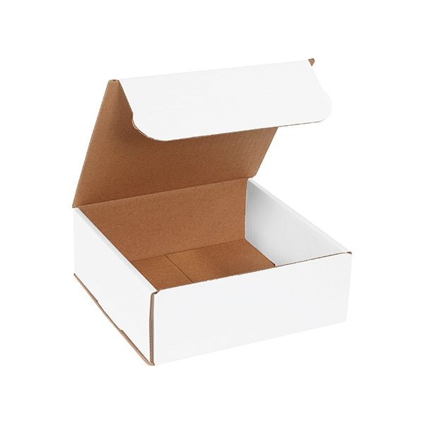 Bsc Preferred 8 x 8 x 3'' White Corrugated Mailers, 50PK BUY00028774 - main